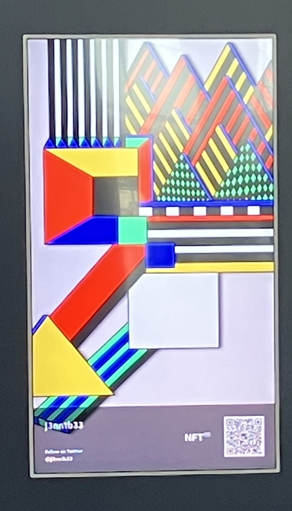 Proof of exhibition at NFT NYC 2023